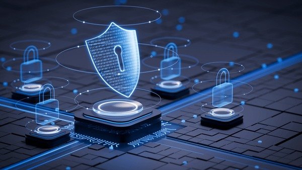 Enterprise blockchain security illustration